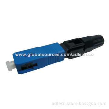 Fiber-optic Quick Connector, SC/SM, Fast and Easy to Assemble